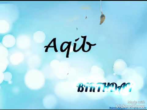 HAPPY BIRTHDAY AQIB/GIF 🎂🎂🎂