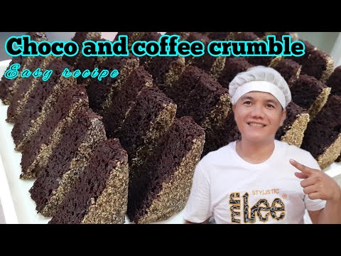 QUICK AND EASY RECIPE CHOCO AND COFFEE CRUMBLE❤PANGNEGOSYO IDEA,BAKING TIPS AND IDEA