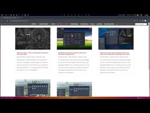 ArcoLinux : 2686 News video - BYOI - build your own iso - nemesis_repo