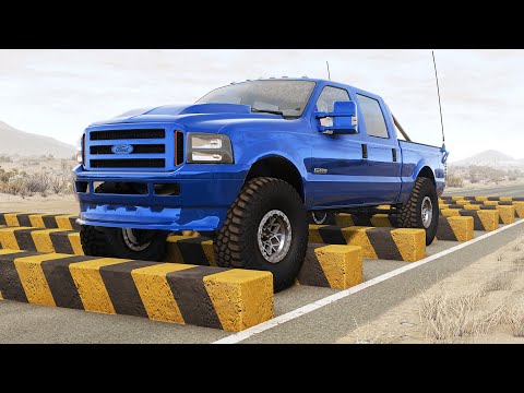 Cars vs Consecutive Ledges TRAP ▶️ BeamNG Drive