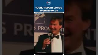 Rupert Lowe's Old Speech Is Going Viral Again