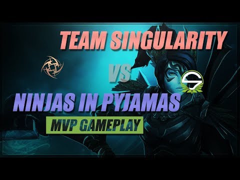 Ninjas in Pyjamas vs Team Singularity MVP Gameplay | Tug of War: Radiant