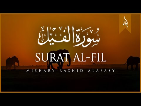 Surat Al-Fil (The Elephant) | Mishary Rashid Alafasy | مشاري بن راشد العفاسي | سورة الفيل