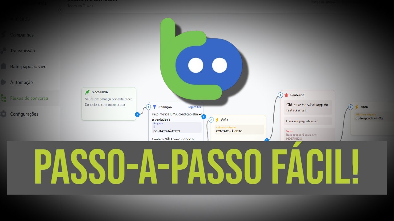 Como criar um fluxo de automações no Bot Conversa