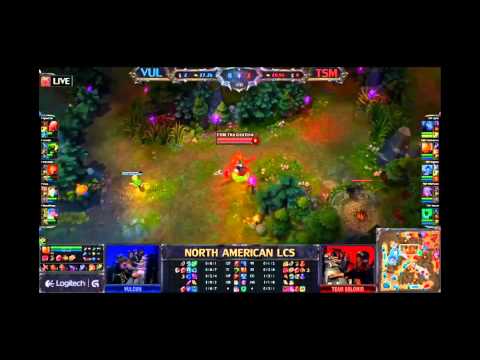 NA LCS VUL vs TSM Full Game HD