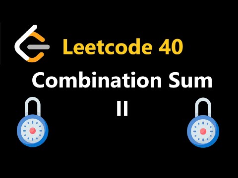 Combination Sum II - Leetcode 40 - Python