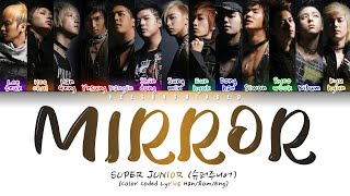 SUPER JUNIOR 슈퍼주니어 &#39;거울 (Mirror)&#39; Color Coded Lyrics [Han/Rom/Eng]