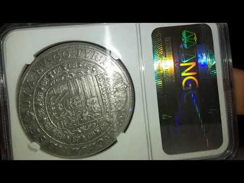 1700 Austria Hall Thaler Leopold Hogmouth NGC AU58