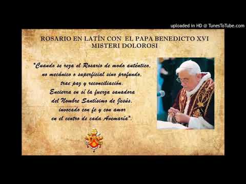 ROSARIO EN LATIN. MISTERIOS  DOLOROSOS.  Martes y viernes.