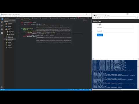 Python Flask REST API osa 12 (html status code, json login)