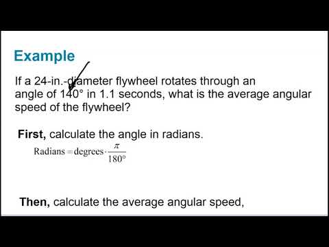 Module 9.1.d - Calculate linear and angular speed