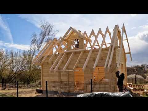 Budowa domu z bali krok po kroku | Od pierwszego bala po dach | Drewno-Dom