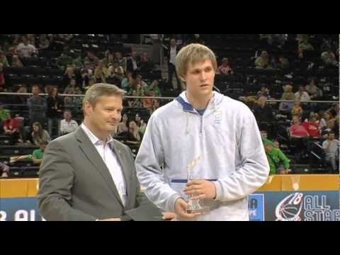 Przemek Karnowski MVP U 18 All Star Game Eurobasket 2011
