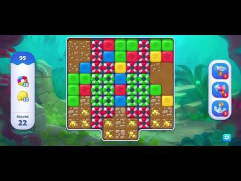 FISHDOM BLAST LEVEL 95 ~ No boosters