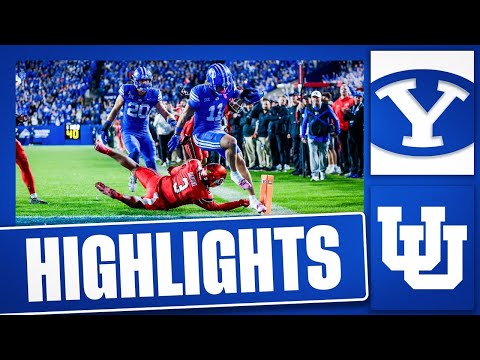 BYU vs UTAH | FULL GAME HIGHLIGHTS | BYU FOOTBALL