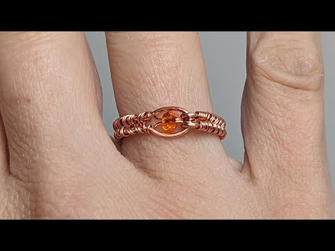 Beginner Wire Wrapped Bead Ring Tutorial