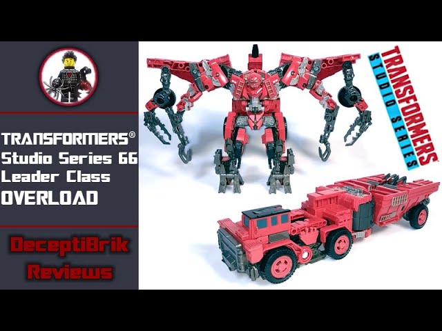 Vídeo relacionado con Transformers Studio Series, Leader Class, Venganza de los caídos, MTMTE Collection Constructicon Overload, Figura de acción