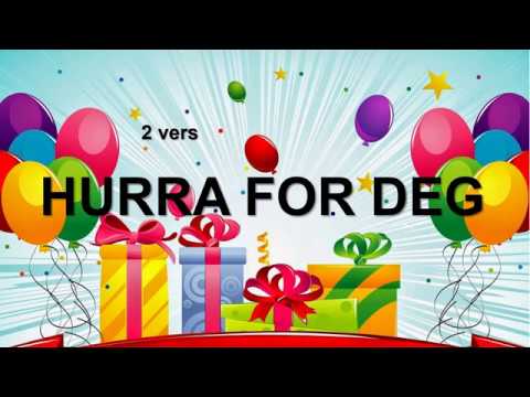 Hurra for deg - 2 vers