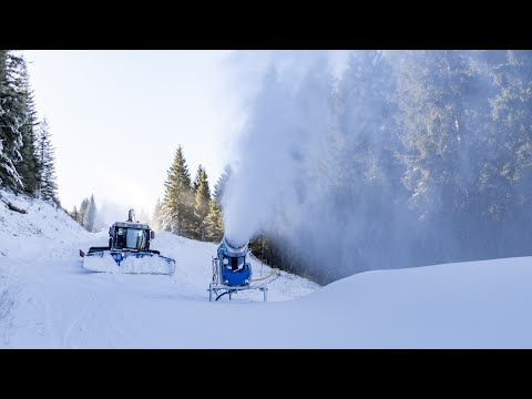 Piazzatorre, cannoni in azione sulle piste da sci