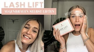 EYEBROW LIFTING DIY mit Lash Lift Kit // Augenbrauen Dauerwelle Trend selbst machen!