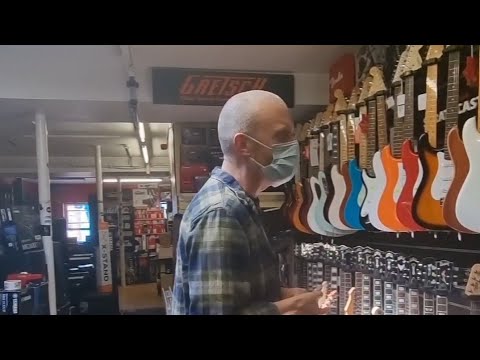 Pro Musica, Cork City . Tour of the shop .  Brian is full of knowledge . amazing .