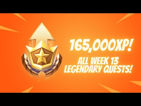 All WEEK 13 LEGENDARY QUESTS Guide! - Fortnite - Season 7