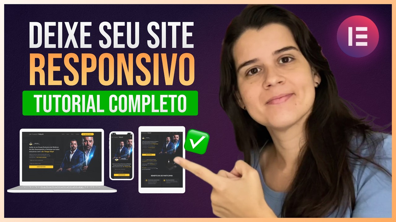 Como deixar qualquer SITE RESPONSIVO no Elementor