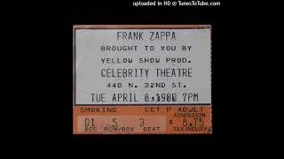 Frank Zappa - If Only She Woulda/Drafted, Celebrity Theatre, Phoenix, AZ, April 8, 1980, early show