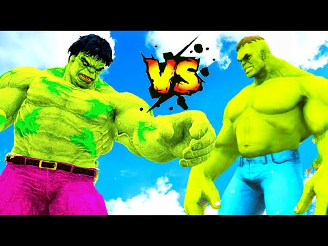 Hulk vs Savage Hulk - Epic Battle