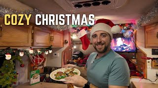 Cozy Christmas In The Mountains (ALONE) In My Truck Camper