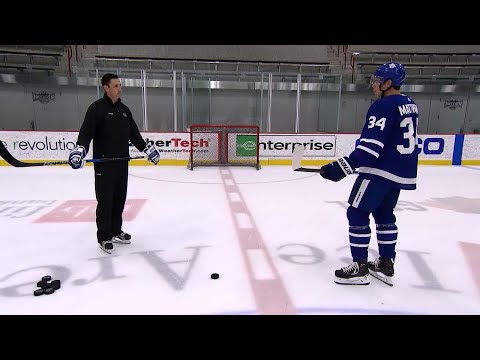 NHL Network Ice Time: Auston Matthews demonstrates his snap shot