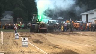 preview picture of video 'MTTP PULLS- HUDSONVILLE, MI LIGHT LIMITED SUPER STOCK TRACTORS 8-18-14'