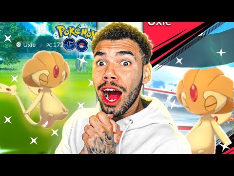 SHINY UXIE GARANTIDO & PRIMEIRO SHINY DO EVENTO - POKEMON GO | Cris |