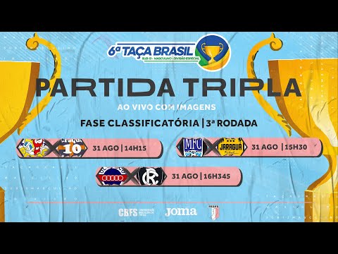 Taça Brasil Sub13 Masculino Divisão Especial - Jogo 8, 9 e 10 - 3ª Rodada - Ao vivo