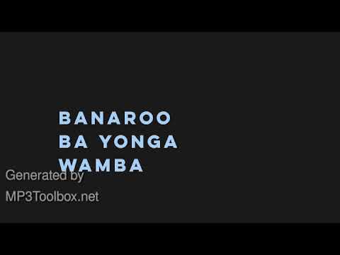 Banaroo - Ba yonga wamba