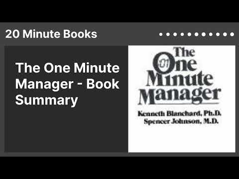 The One Minute Manager - Book Summary