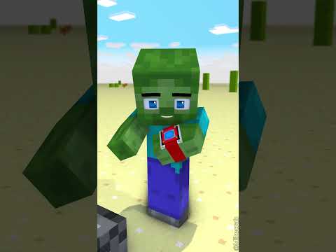 Zombie Becomes Herobrine in Thor's Hammer Challenge ⚡⌚| Transform Watch
