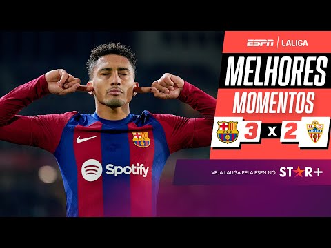 Gols e lances de Barcelona x Almeria
