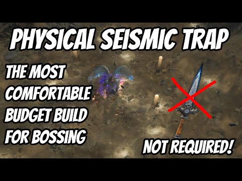 The Most COMFORTABLE Bossing Build: Seismic Trap - 3.16 Scourge League Starter