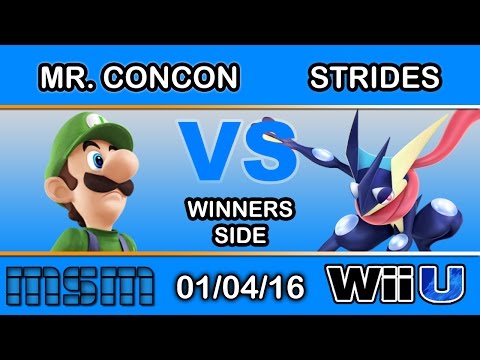 MSM 31 - SCB | Mr. ConCon (Luigi) Vs. 2GG | Strides (Greninja) Winners Side - Smash Wii U
