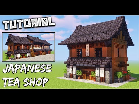 How To Build A Japanese Tea Shop | Minecraft Tutorial