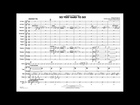 So Very Hard To Go arranged by Roger Holmes