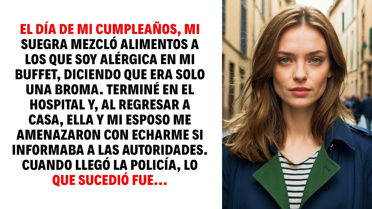 EL DÍA DE MI CUMPLEAÑOS, MI SUEGRA MEZCLÓ ALIMENTOS A LOS QUE SOY ALÉRGICA EN MI BUFFET, DICIENDO...