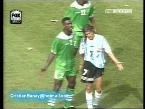 Argentina 2 Nigeria 1 Mundial 1994 (Los goles)