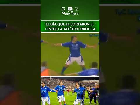 EL DÍA QUE LE CORTARON EL FESTEJO A ATLÉTICO RAFAELA #futbolargentino #rafaela #union #tatengue