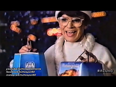 Spot - MELEGATTI con FRANCA VALERI - Natale 1987 🎄(HD)