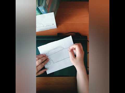 0 Как нарисовать машину 9 вятку