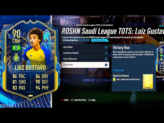 FIFA 23 TOTS Luiz Gustavo objective: How to complete, tips, tricks, and ...