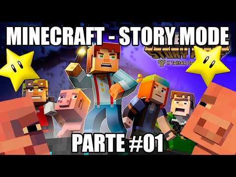 Minecraft Story Mode - INÍCIO DA AVENTURA - PARTE #1