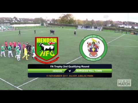 Hendon 3 v Burgess Hill Town 0 - FAT2Q   11 Nov, 2017